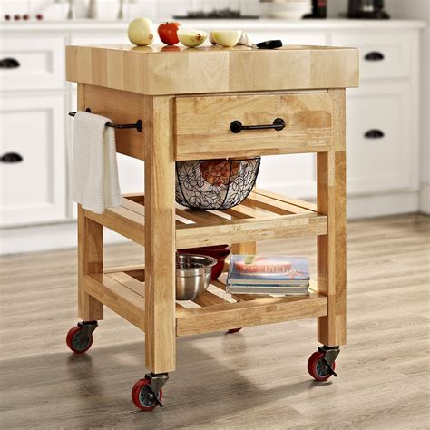 Kitchen Trolley with Drawer and Baskets by HDS (122) 60. . Kitchen cart wheels